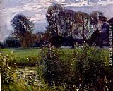 Sir Alfred James Munnings The Waveney At Hoxne painting